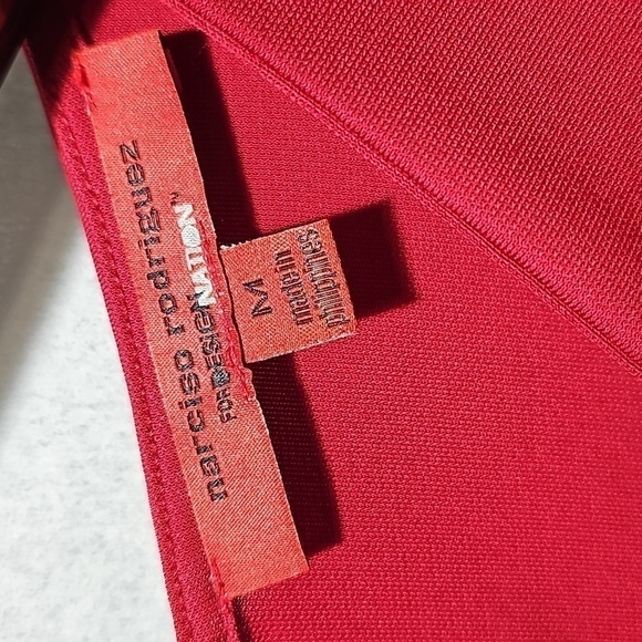 Narciso Rodriguez Design Nation‎ Red Dress Size Medium NWT - Picture 4 of 8